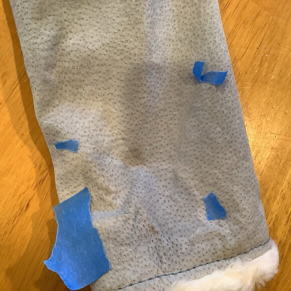 Seventy Seven 77 Blue Genuine Leather Suede Coat Sz Small Soft Lining Y2K READ - Picture 6 of 15